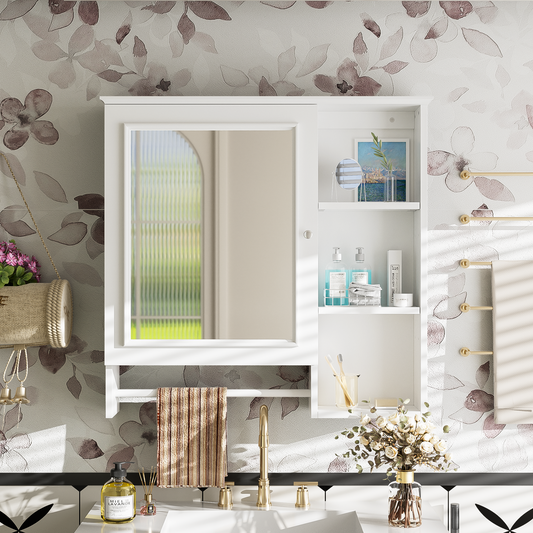 Mirror Magic Bathroom Storage Cabinet