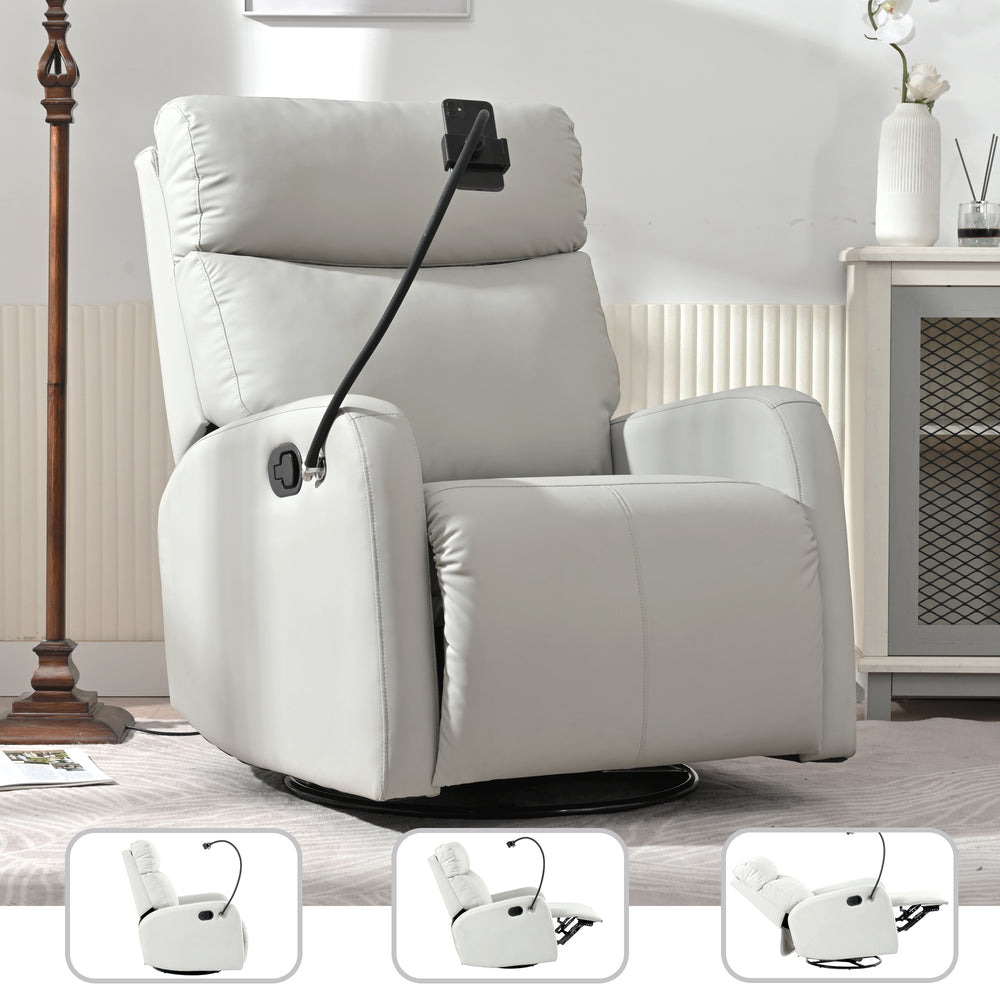 Cozy Swivel Rocker Chair