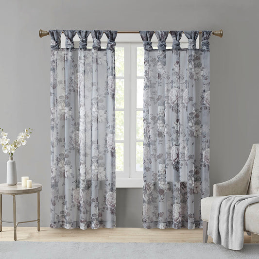 Floral Breeze Sheer Curtains