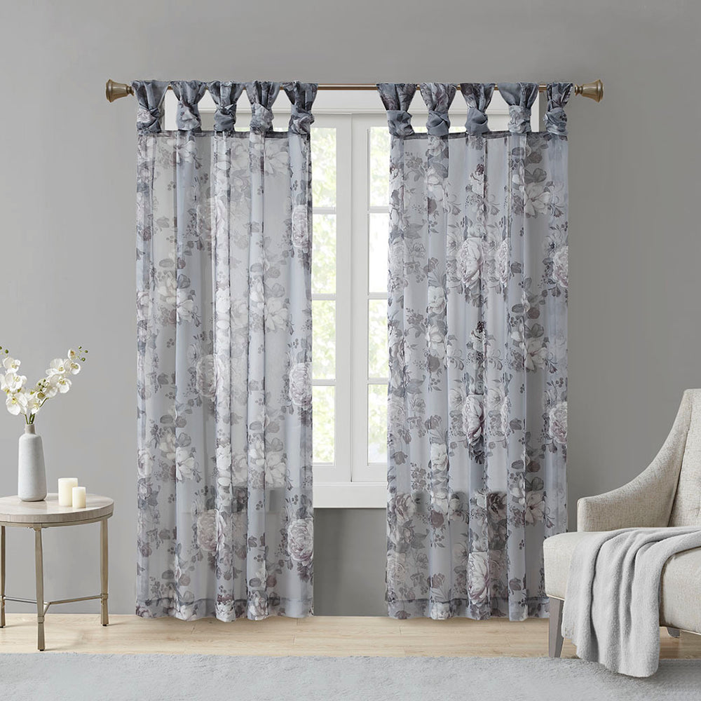 Floral Breeze Sheer Curtains