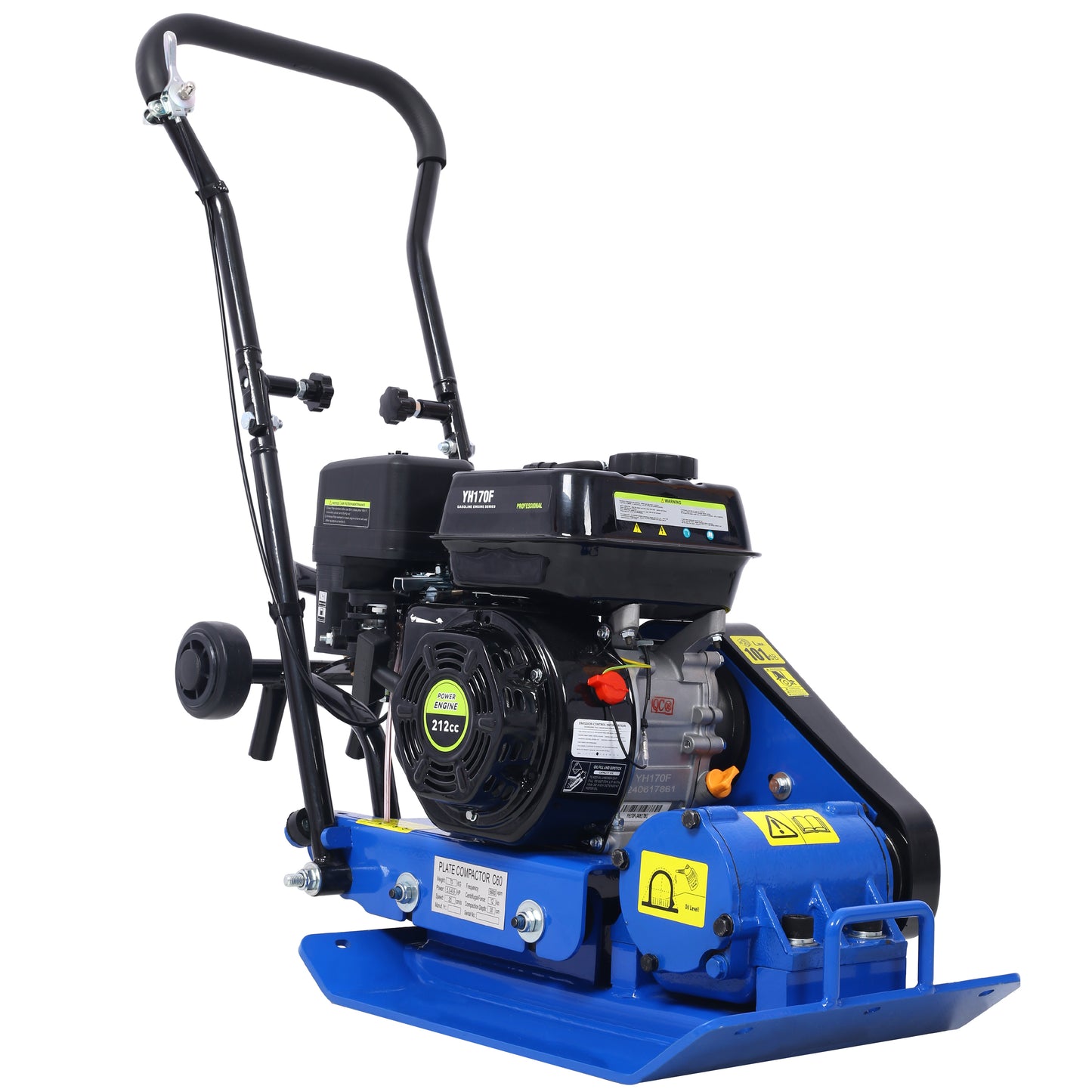 PowerCompact Pro - Gas Plate Compactor with Wheels