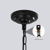 Chic Black Lantern Pendant Chandelier