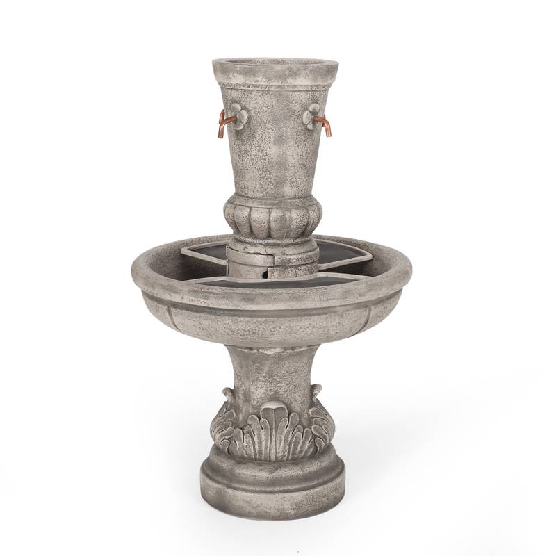 Charming Light Brown Outdoor Fountain