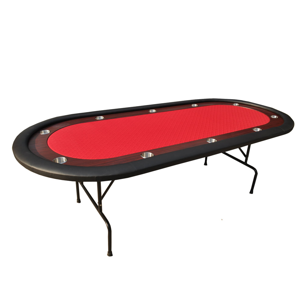 Ultimate Foldable Poker Table with Racetrack Design