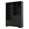 Chic Hallway Organizer with Bench and Storage