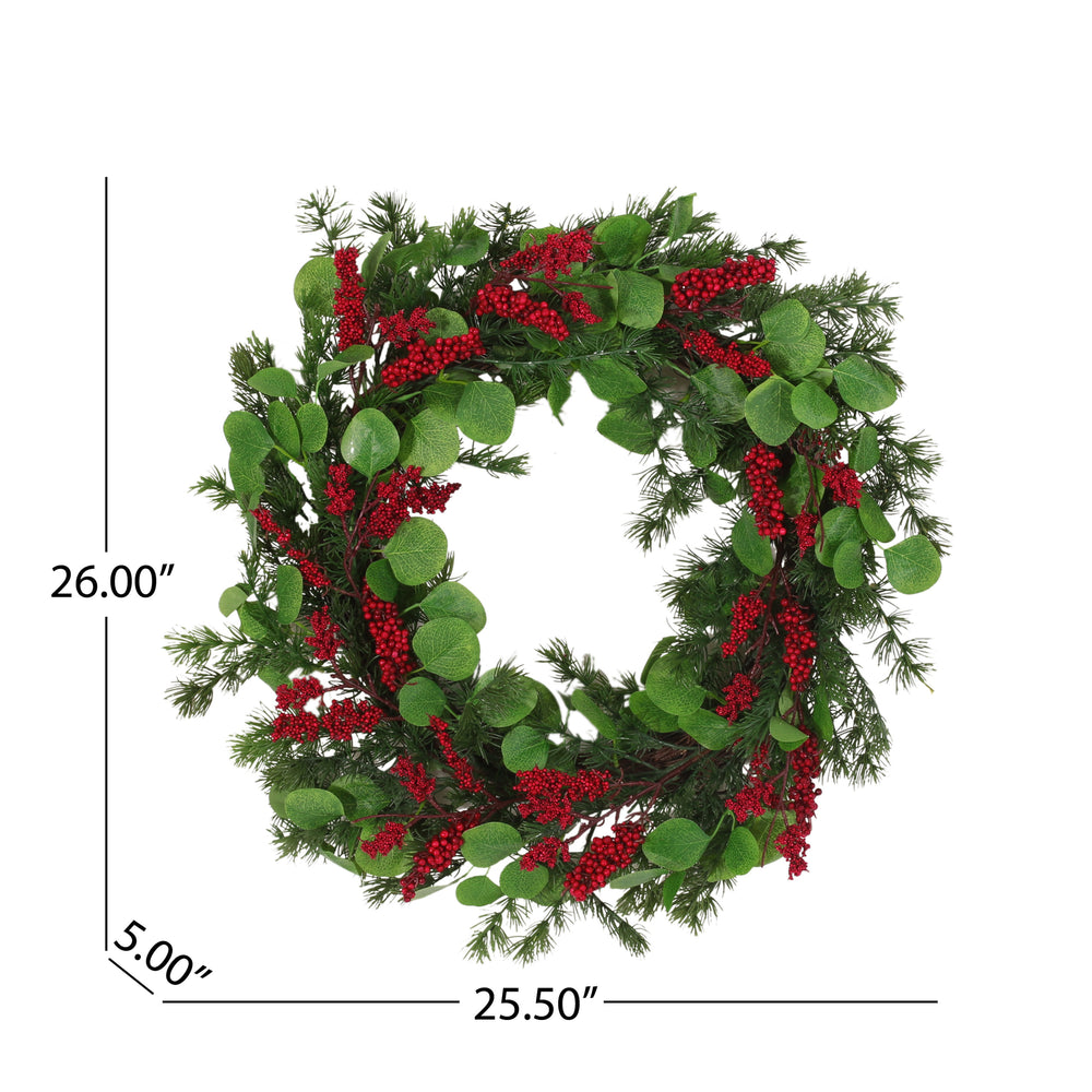 Berry & Leaf Wreath Delight