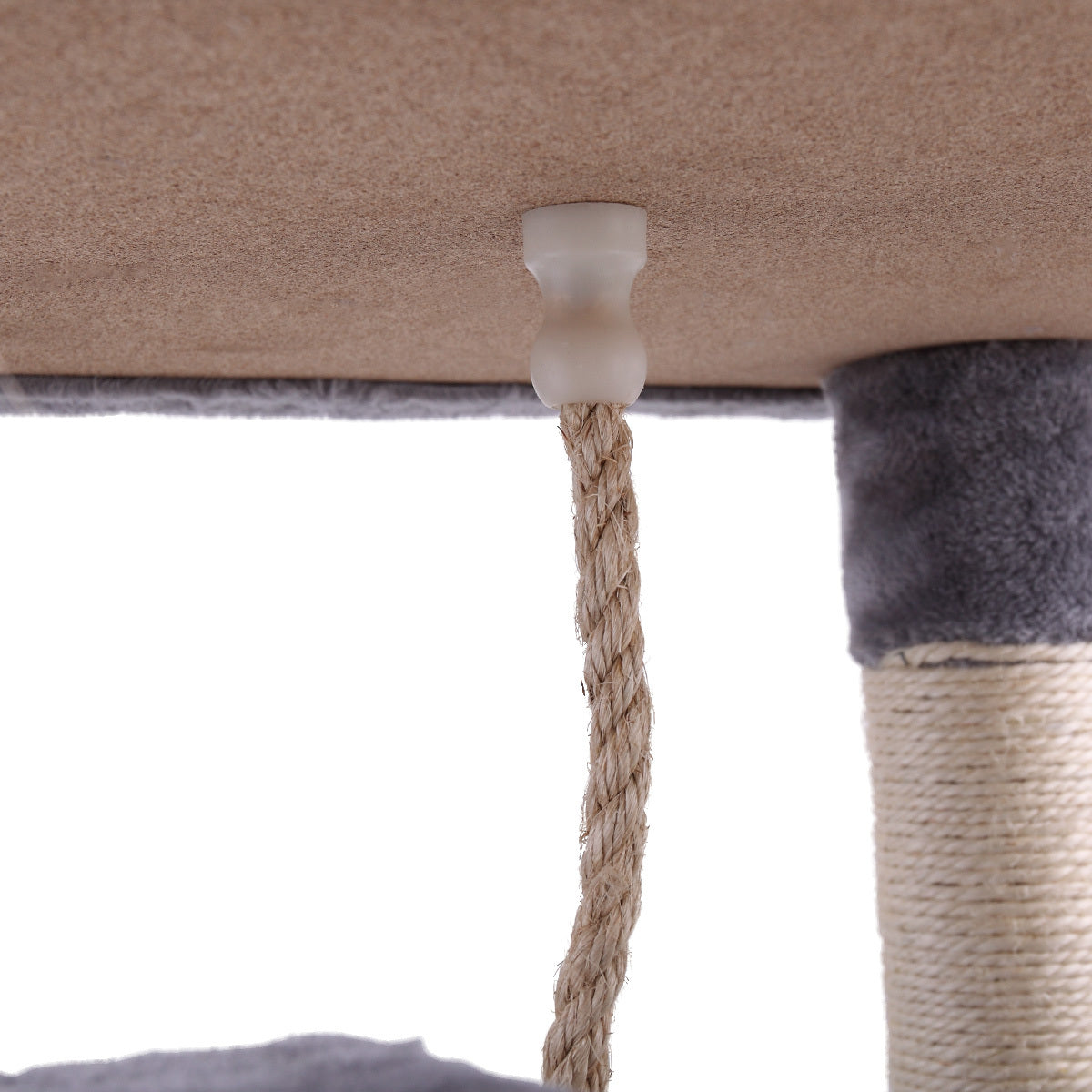 Cozy Cat Tower with Hammock & Scratching Posts