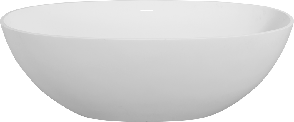 Luxury Matte White Freestanding Soaking Tub