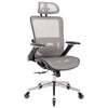 Comfy Grey Mesh Office Chair with Adjustable Features