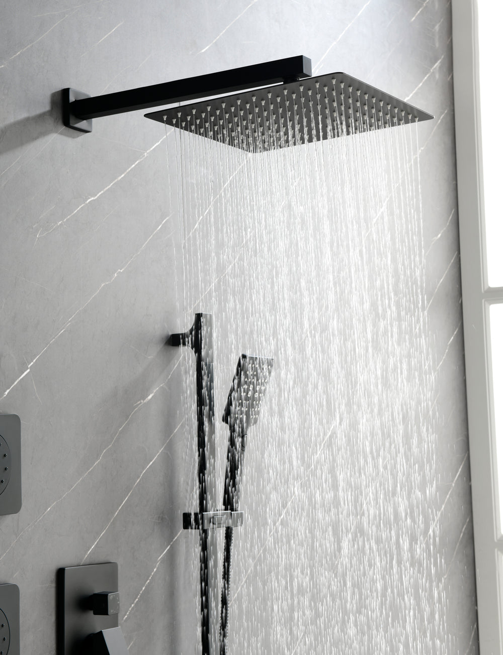 Ultimate Rainfall Shower Experience