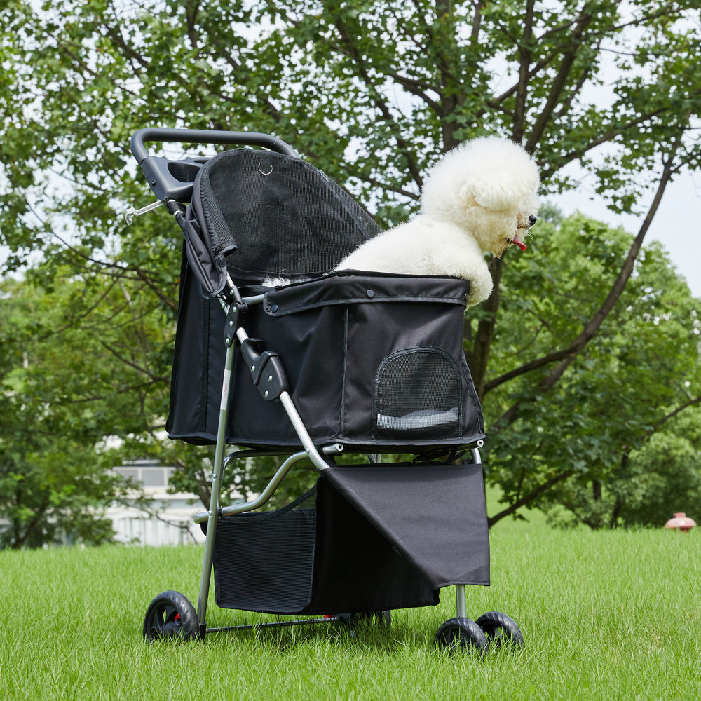 Pawtastic Pet Stroller: Foldable, Lightweight & Ready for Adventure!