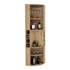 Stylish Oban Corner Bar Cabinet with Ample Storage