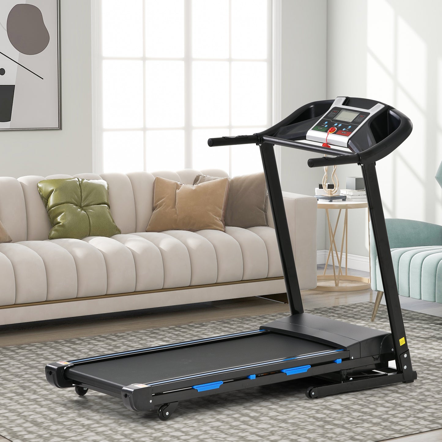 Smart Foldable Treadmill with Bluetooth & Incline