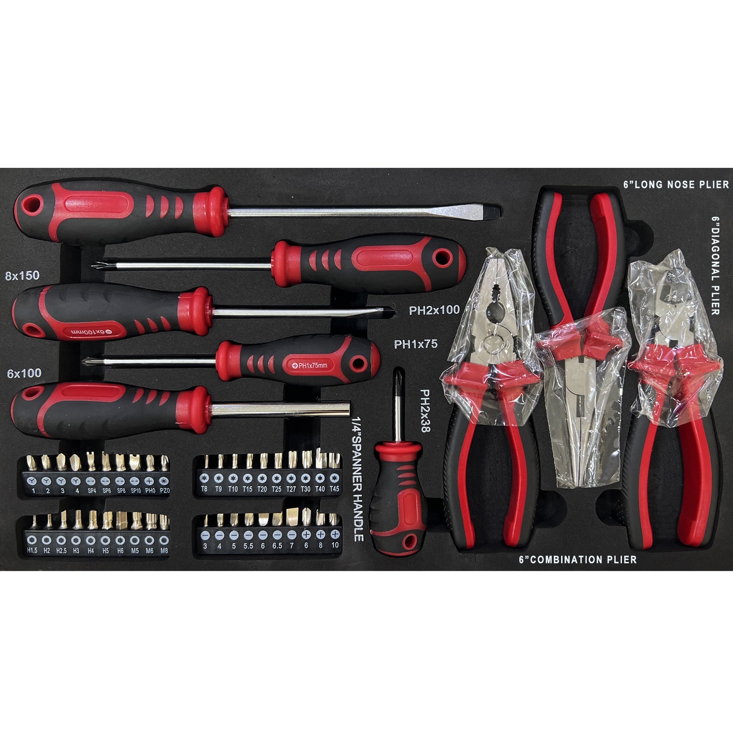 Tool Box Trio with Complete Tool Set