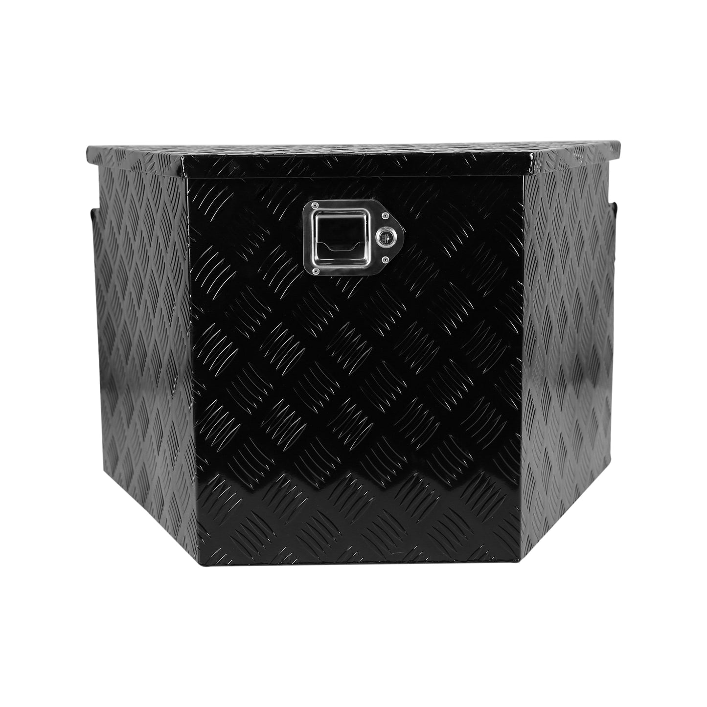 Aluminum Diamond Plate Trailer Tongue Box - Secure Storage Chest for Trucks & RVs