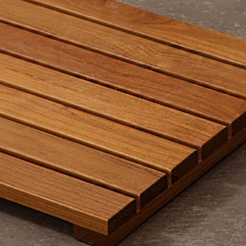 Natural Teak Shower Mat - Slip-Resistant Spa Comfort