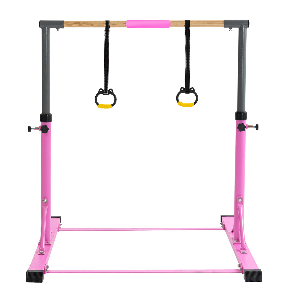 Kids' Pink Gymnastics Kip Bar Set