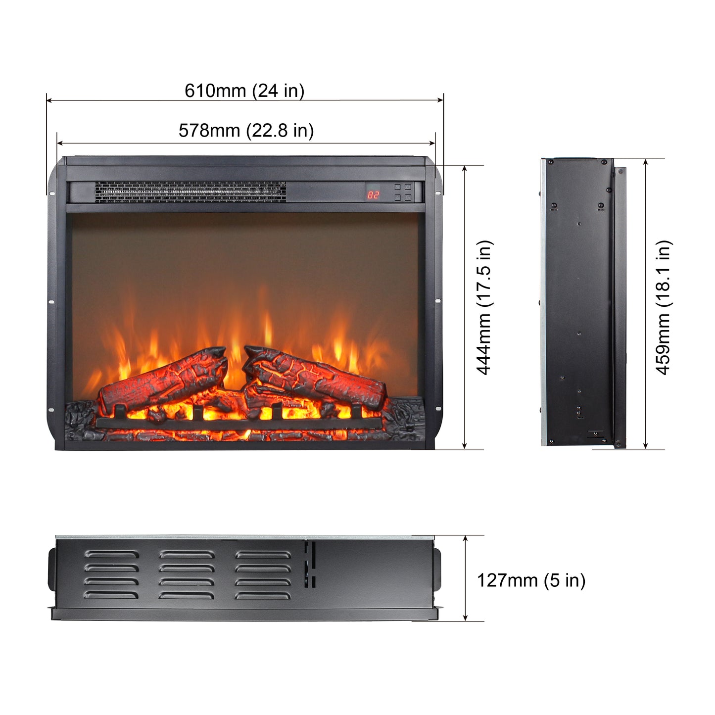 CozyGlow Electric Fireplace Insert