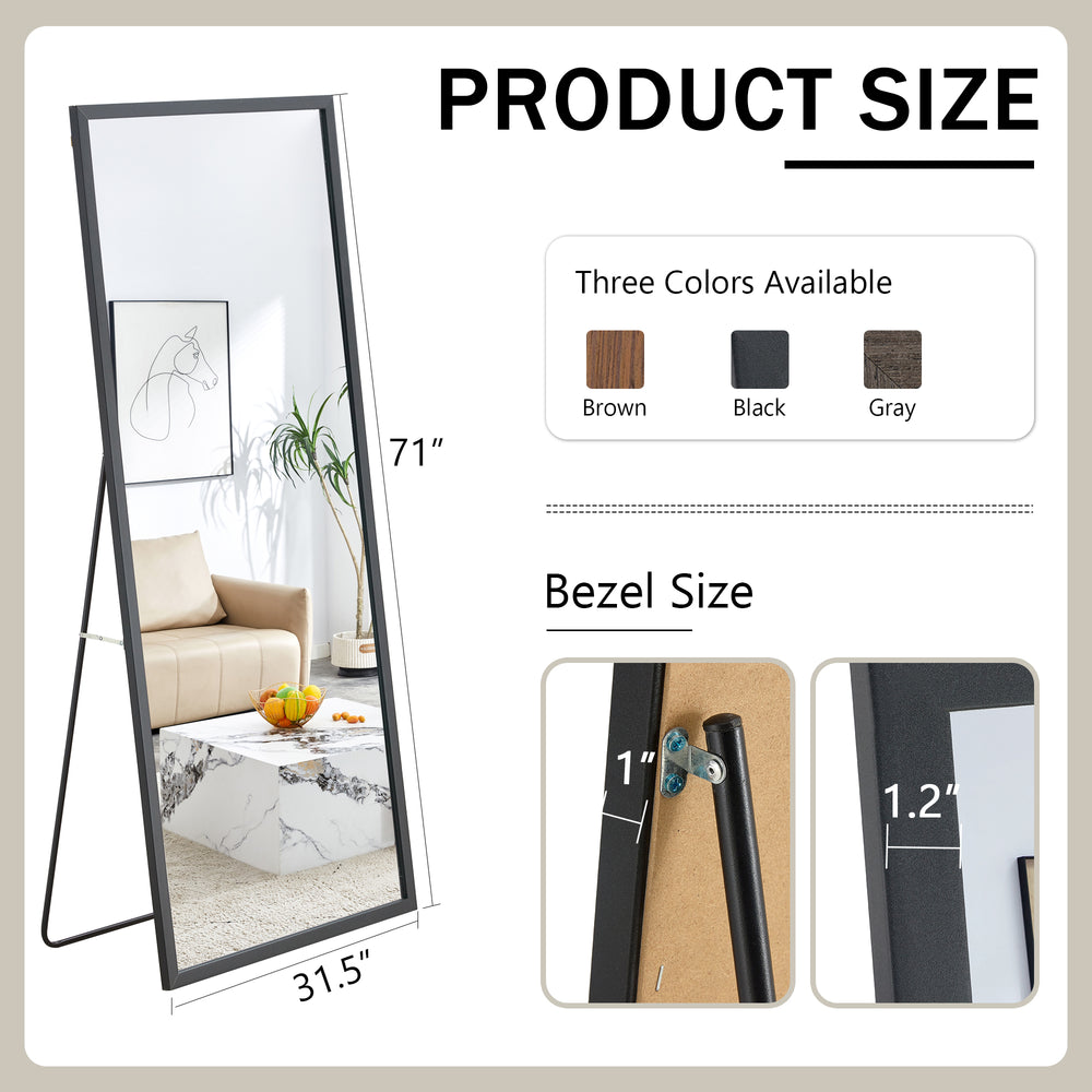 Elegant Standing Mirror for Chic Dressing and Décor