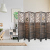 Rustic Wood Folding Room Divider