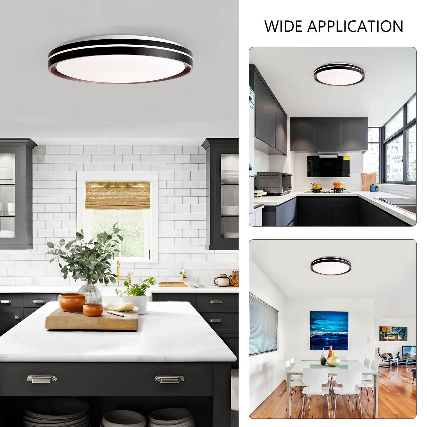 Versatile LED Ceiling Light – Dimmable & Color Changeable!