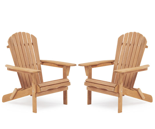 Cozy Double Adirondack Chair Set for Perfect Outdoor Relaxation