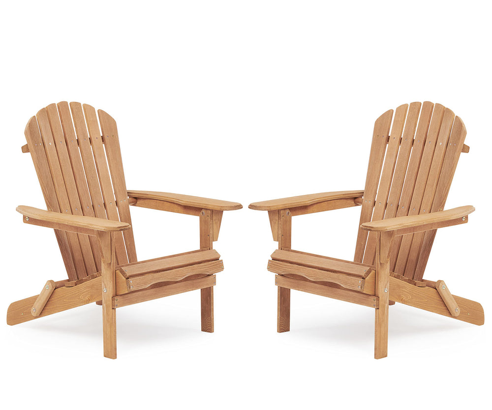 Cozy Double Adirondack Chair Set for Perfect Outdoor Relaxation