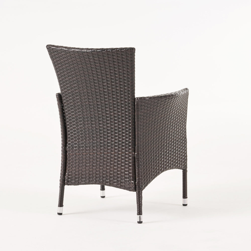 Clementine Wicker Dining Chair Duo