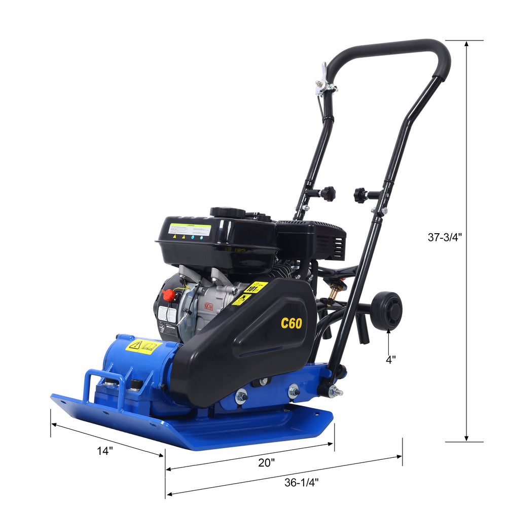 PowerCompact Pro - Gas Plate Compactor with Wheels