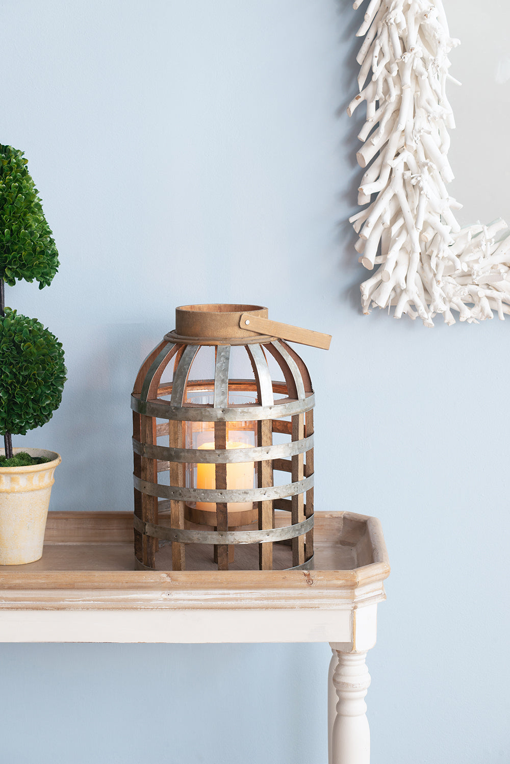 Charming Wooden Lantern for Home & Garden