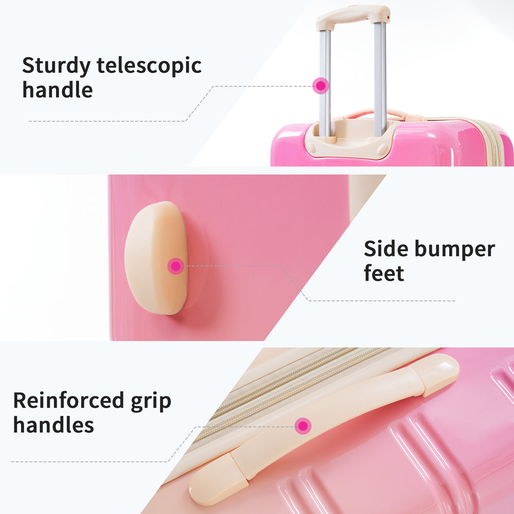 Vibrant Expandable Spinner Luggage Set