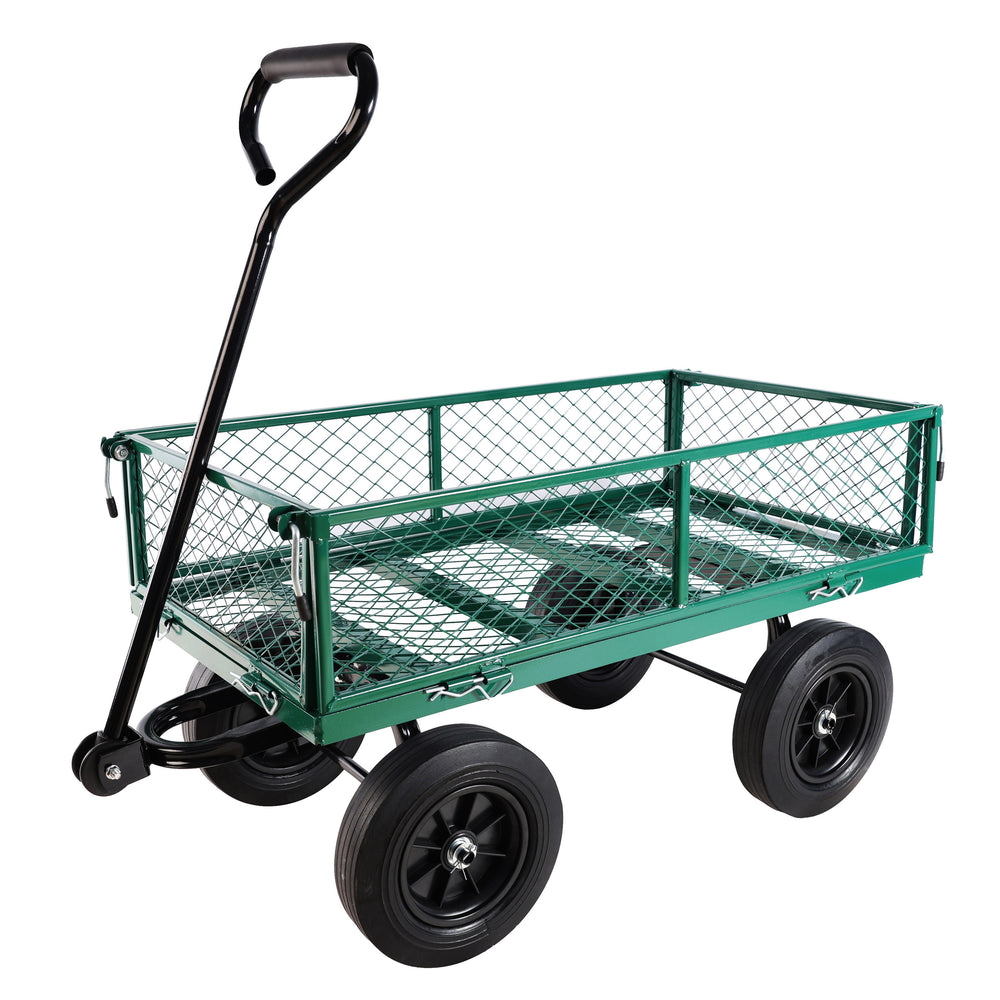 Green Wagon Wheelie: Effortless Garden Transport!