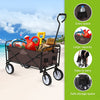 Versatile Garden Wagon with Swivel Wheels