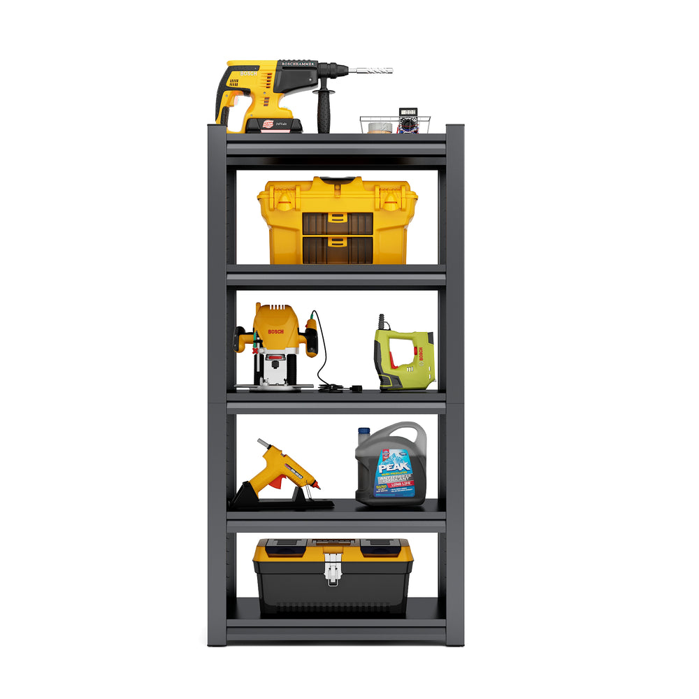 Sturdy 5-Tier Adjustable Garage Shelves