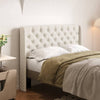 Lidia Luxe Winged Headboard