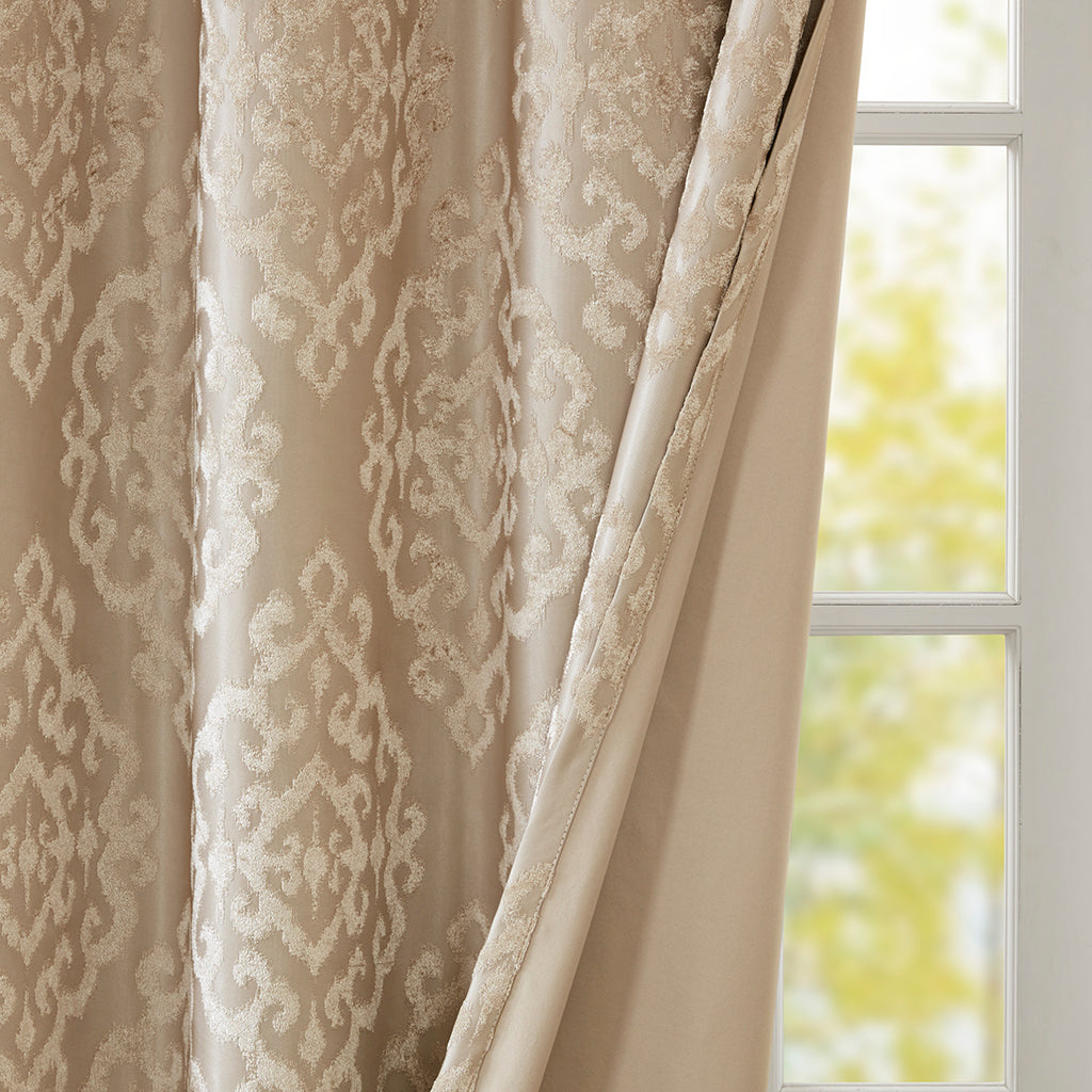 Total Blackout Knitted Curtain Panel