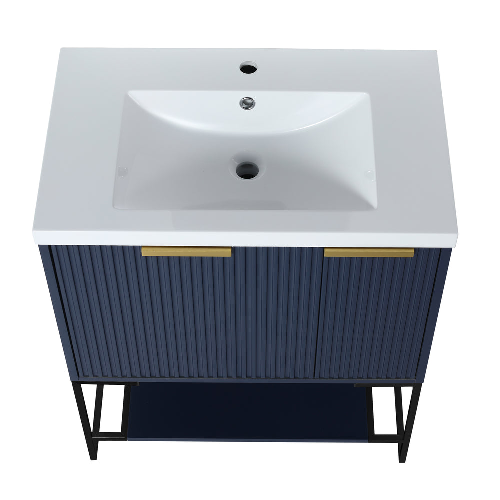 Chic Resin Sink Bathroom Vanity