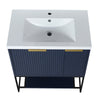 Chic Resin Sink Bathroom Vanity