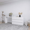 Chic White 6-Drawer Vanity Chest