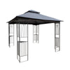 Cozy Outdoor Gazebo Canopy with Bug Screen