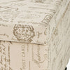 Chic Parisian Storage Ottoman