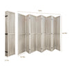 “Chic Wooden Folding Room Divider & Display”