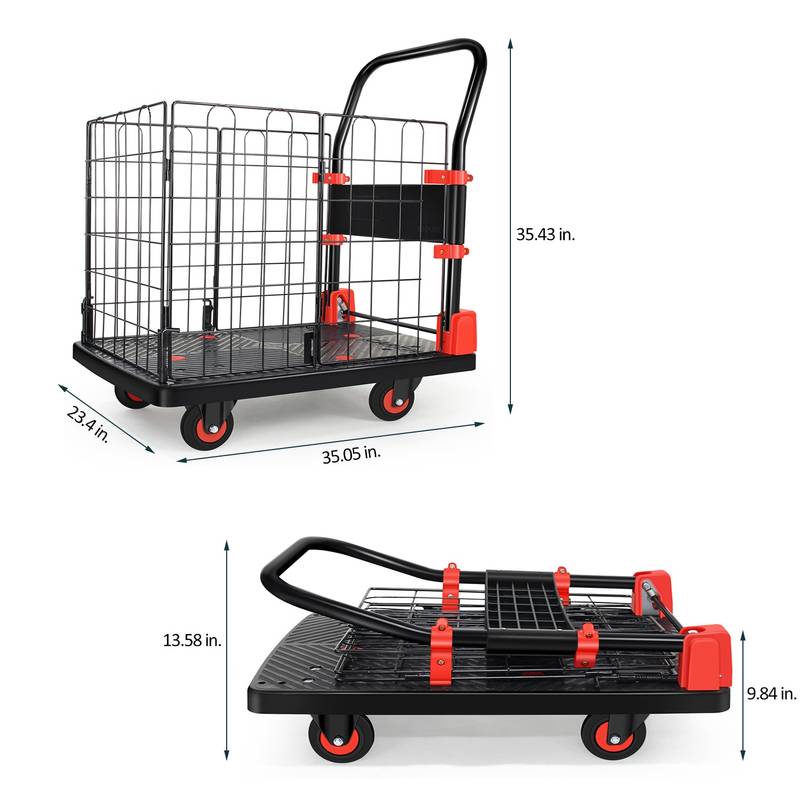 FlexiFold Hand Truck Cart - Heavy-Duty and Convenient!