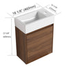 Compact Elegance: Floating Bathroom Vanity