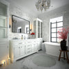 Chic Black Wall-Mount Bathroom Mirror