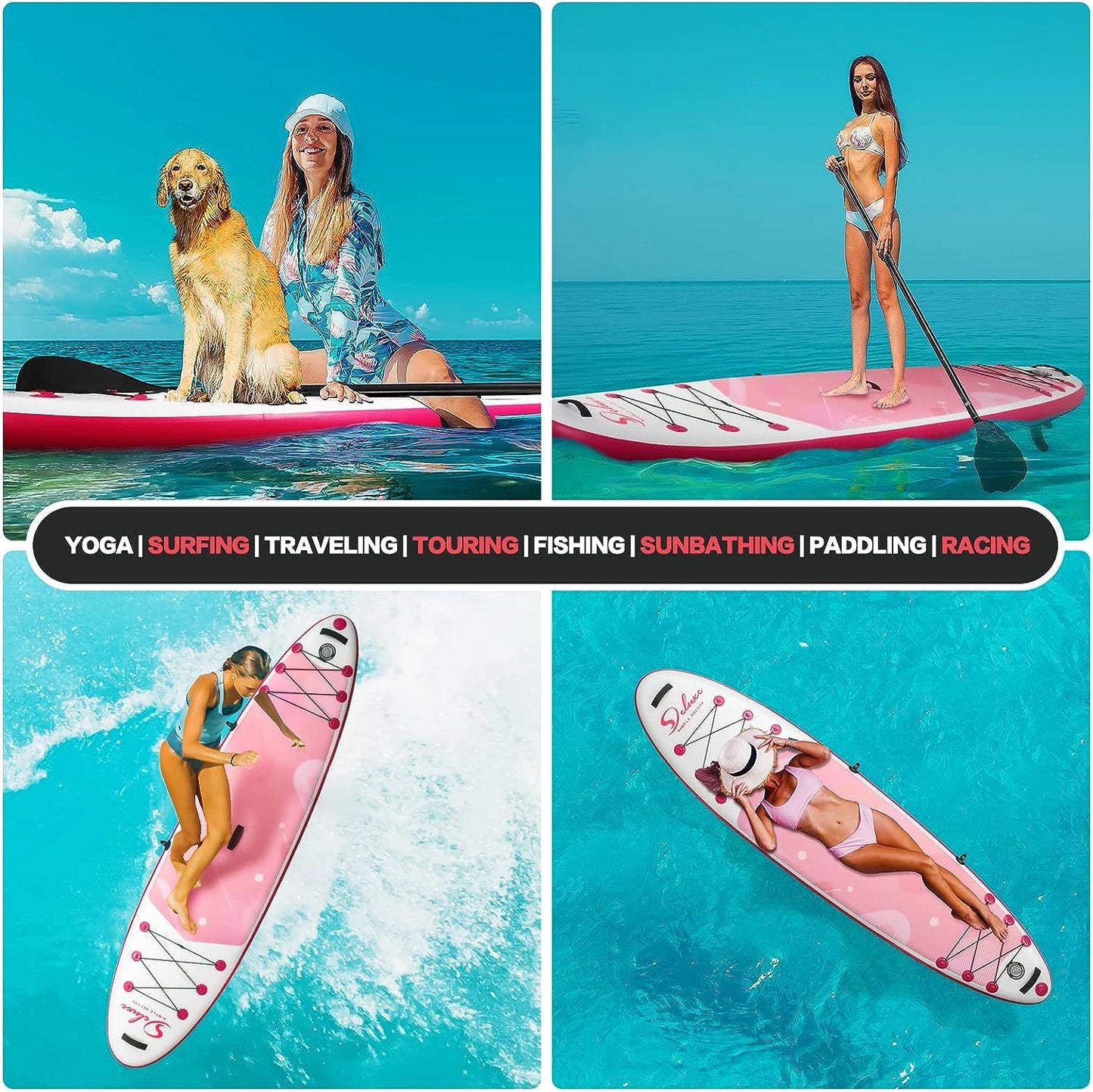 Pink Paddle Adventure: Ultimate Inflatable SUP for Everyone