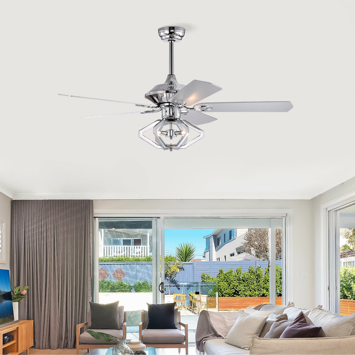 Crystal Breeze Ceiling Fan with Remote