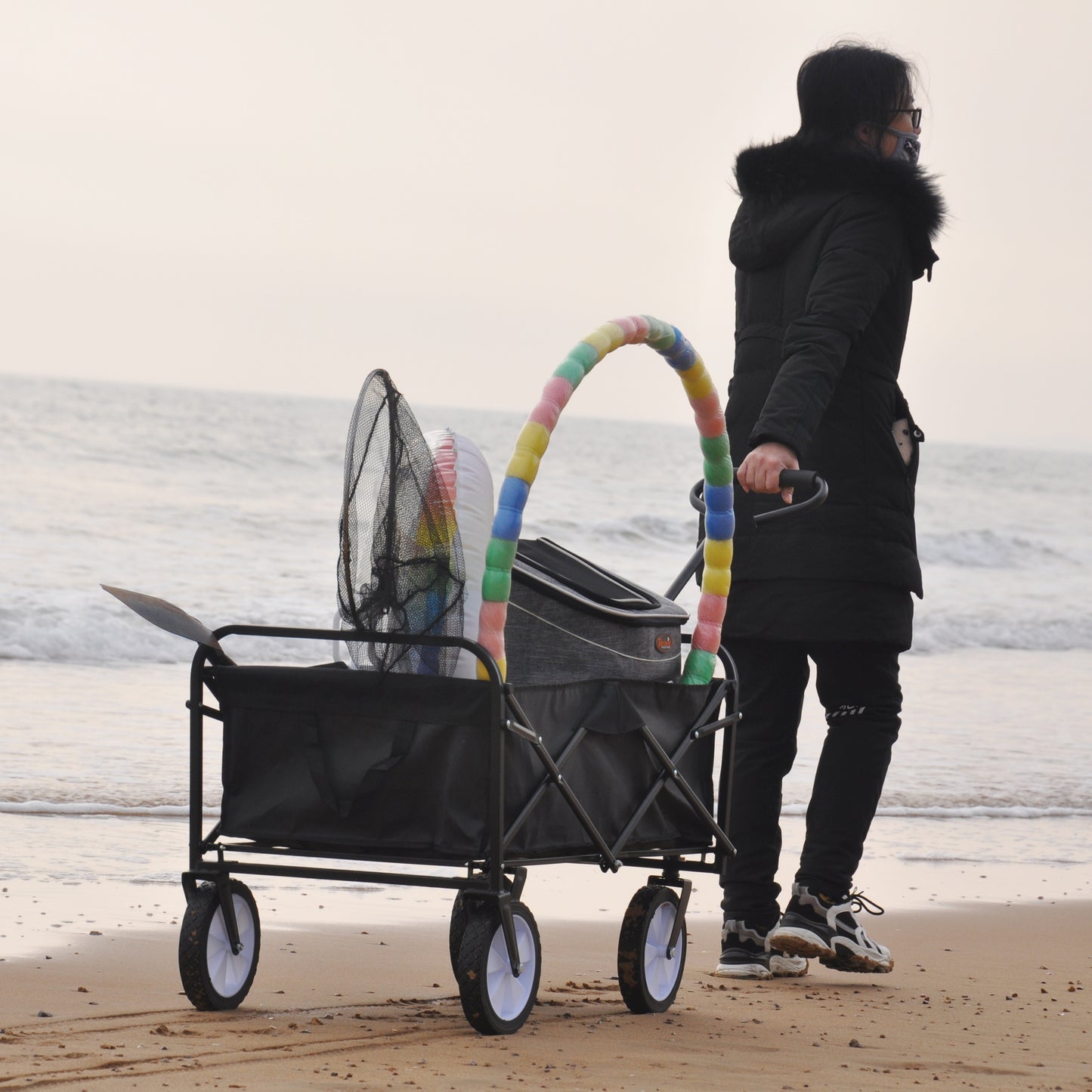 Eco Foldable Cart - Perfect for Garden, Shopping & Beach!