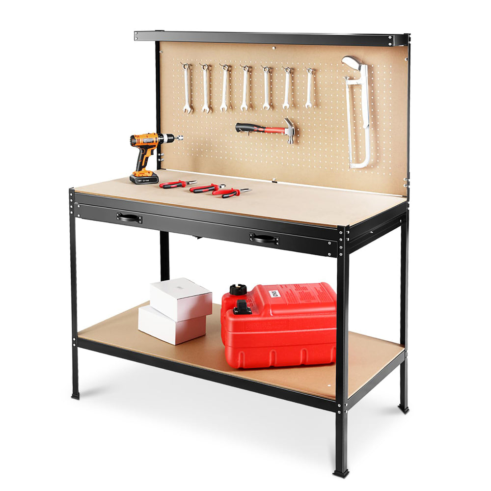 Ultimate Workshop Tool Cabinet with Drawers & Pegboard