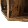 Charming Hexagon Wooden Side Table